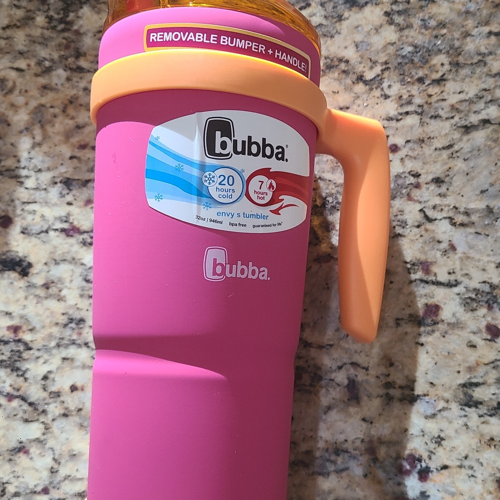 Bubba Envy S Pink and Orange Tumbler, NEW Have 2 Availavle